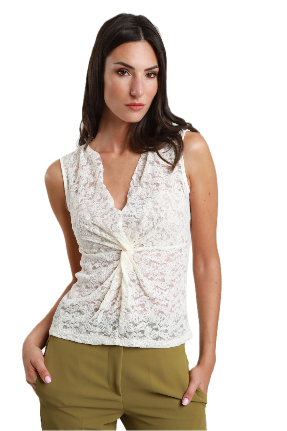 Susy Mix cream top