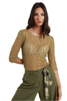 Susy Mix olive green t-shirt