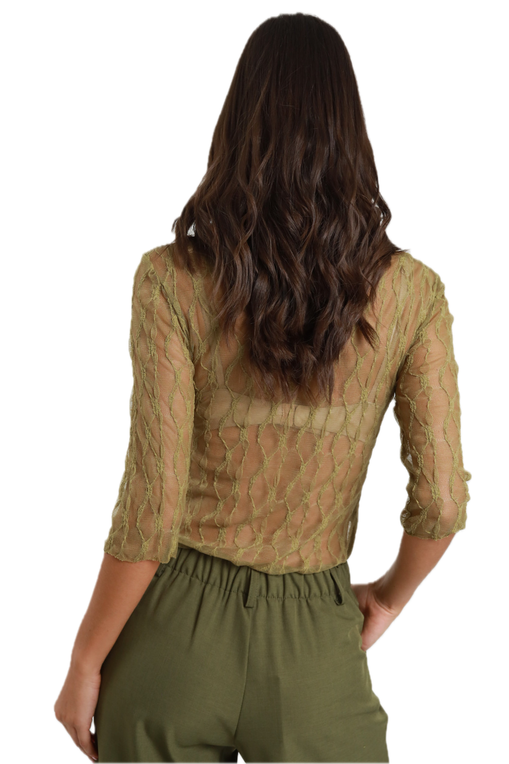 Susy Mix olive green t-shirt