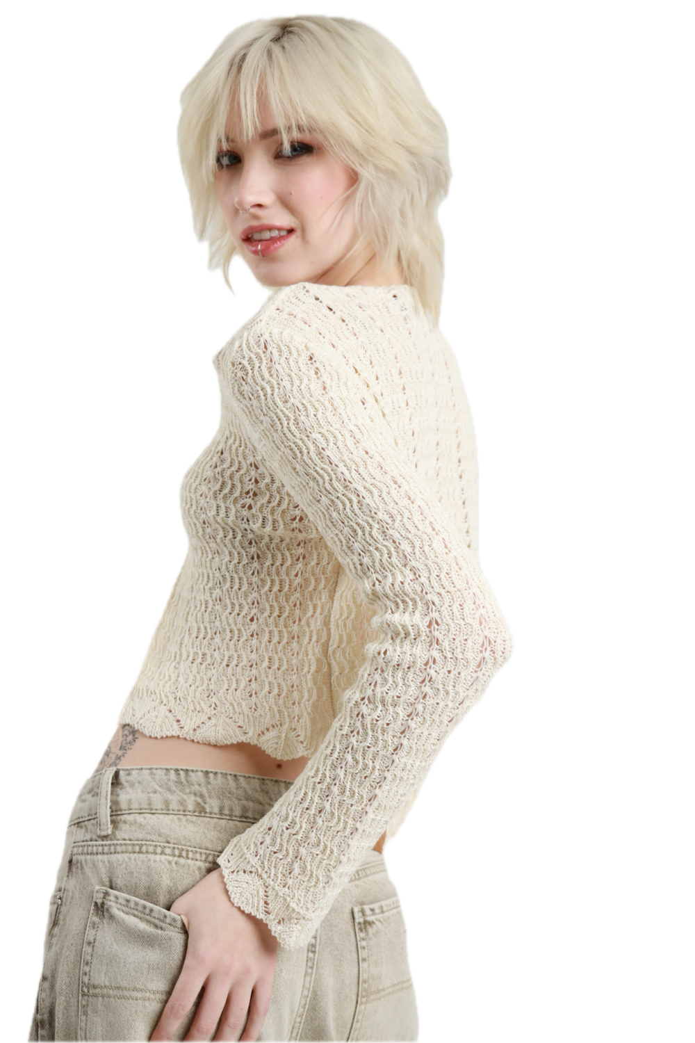 Susy Mix cream cardigan