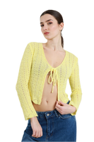 Susy Mix yellow cardigan