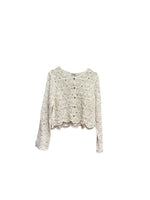 Saiph white short cardigan