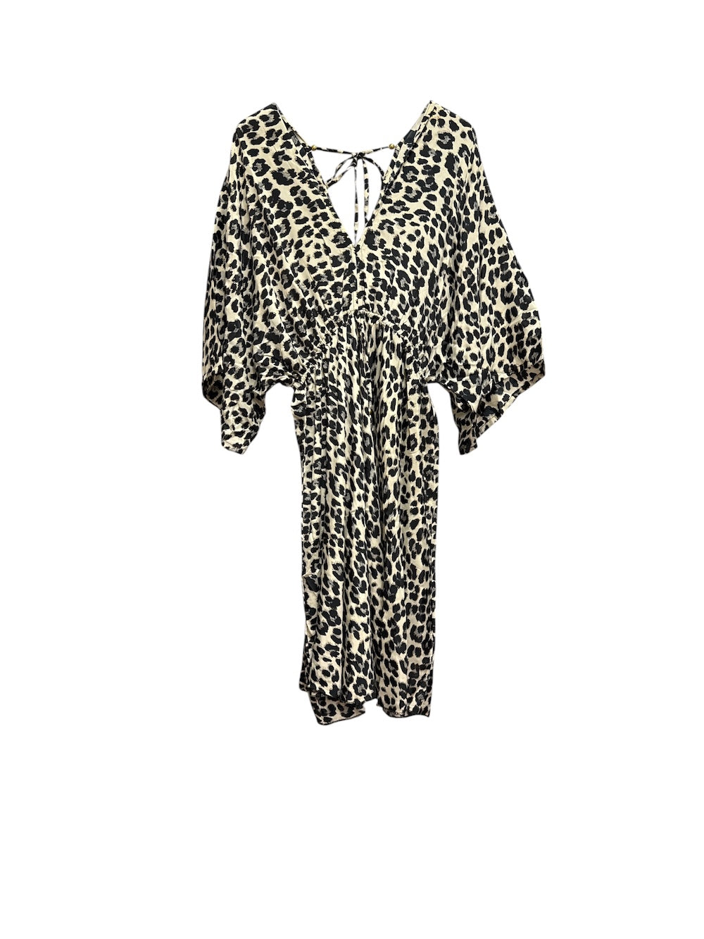 Hindi black and cream dress