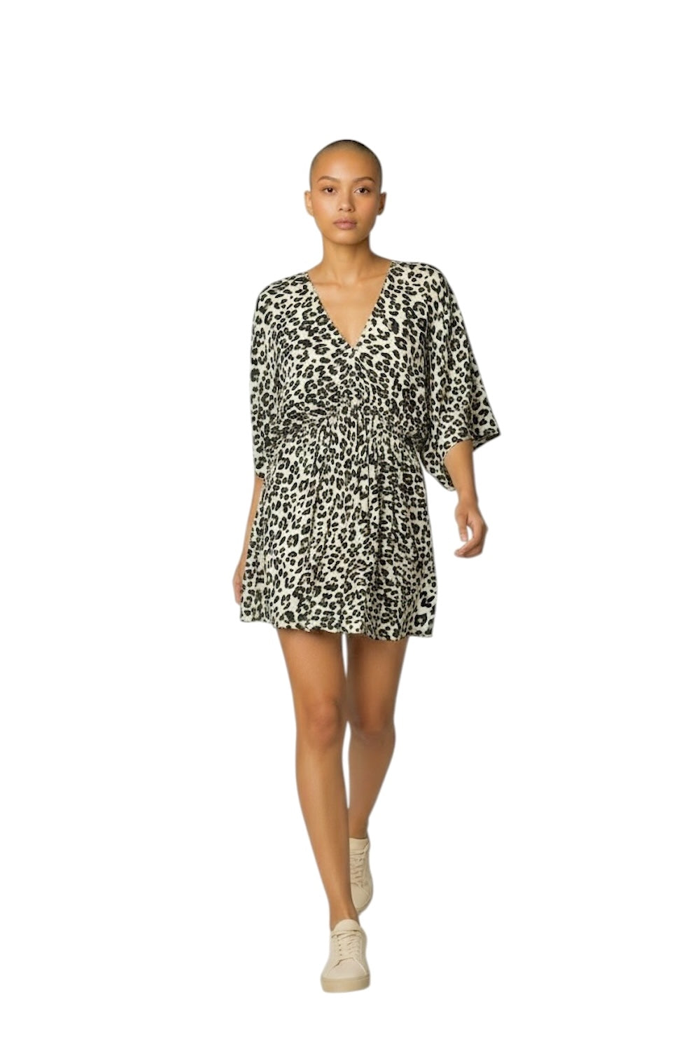 Hindi black and cream dress