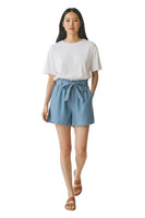 Le îls blue denim short