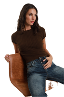 Susy Mix brown shirt
