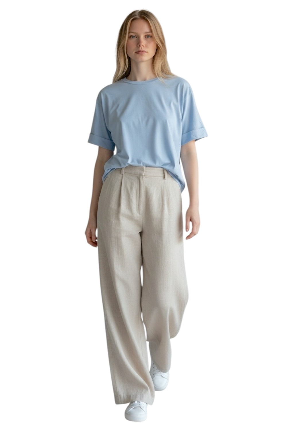 Le îls light blue t-shirt