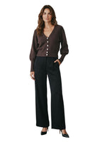 Susy Mix cocoa cardigan