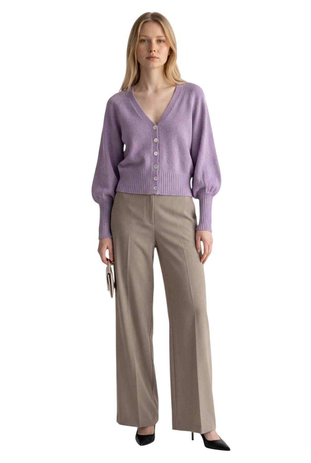 Susy Mix mulberry cardigan