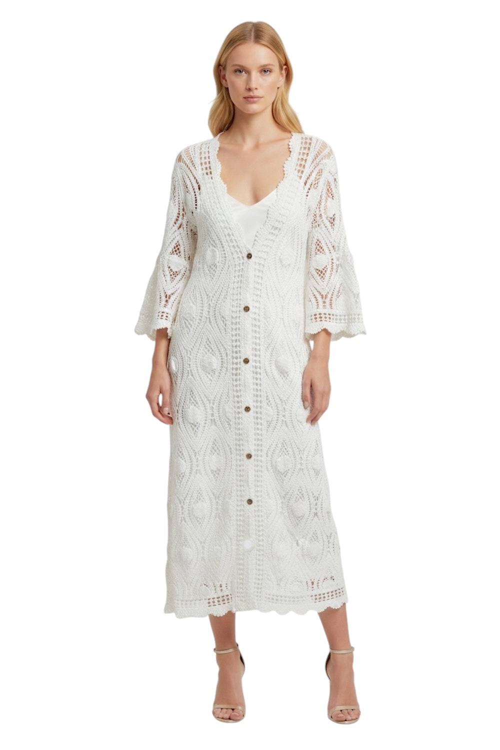 Le îls white cardigan