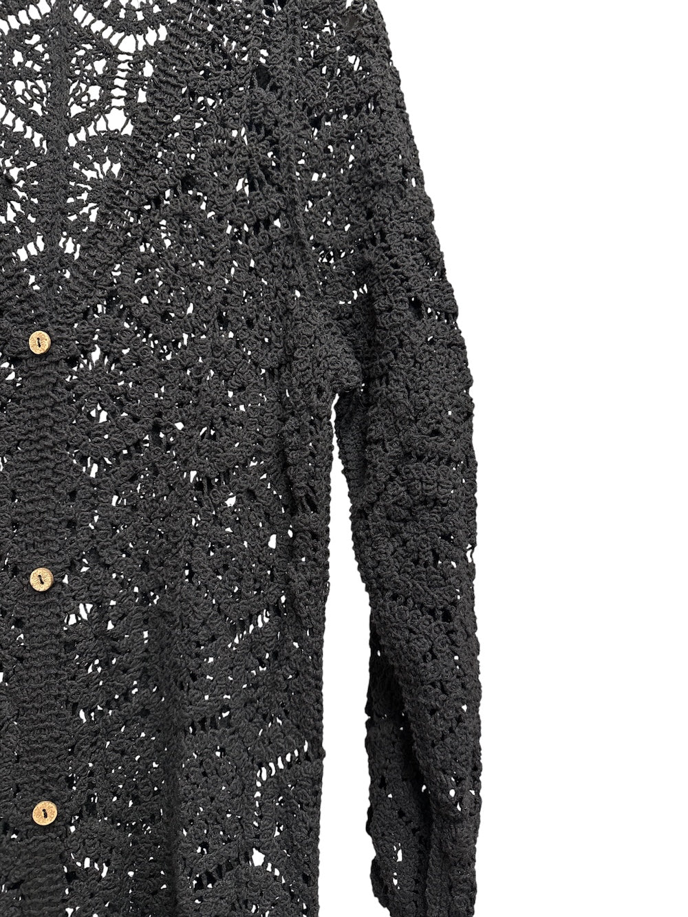 Le îls black long cardigan