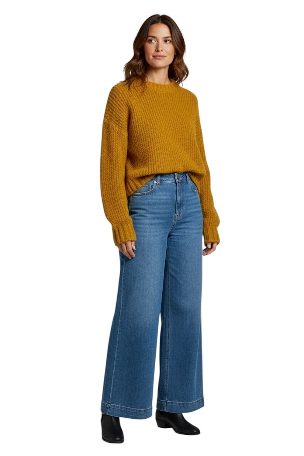 Vicolo mustard pullover