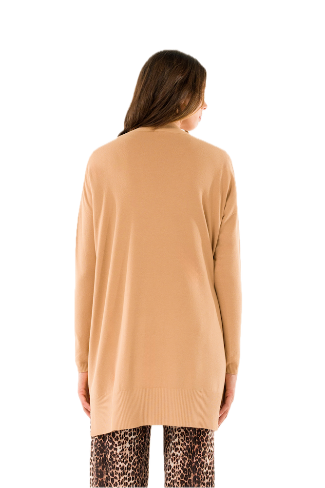 Kontatto camel cardigan