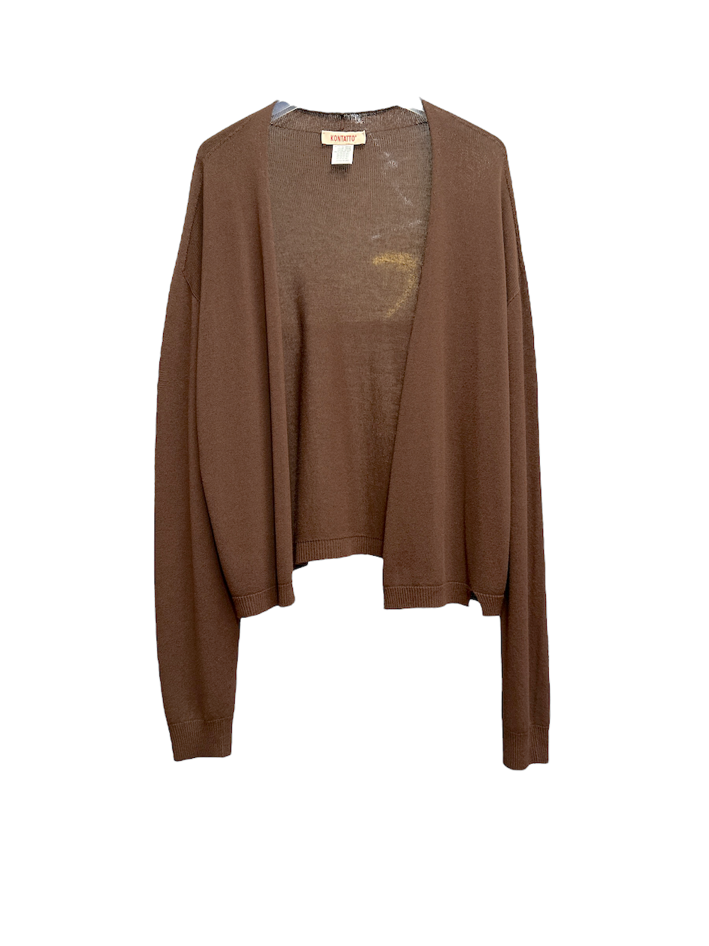 Kontatto chocolate cardigan
