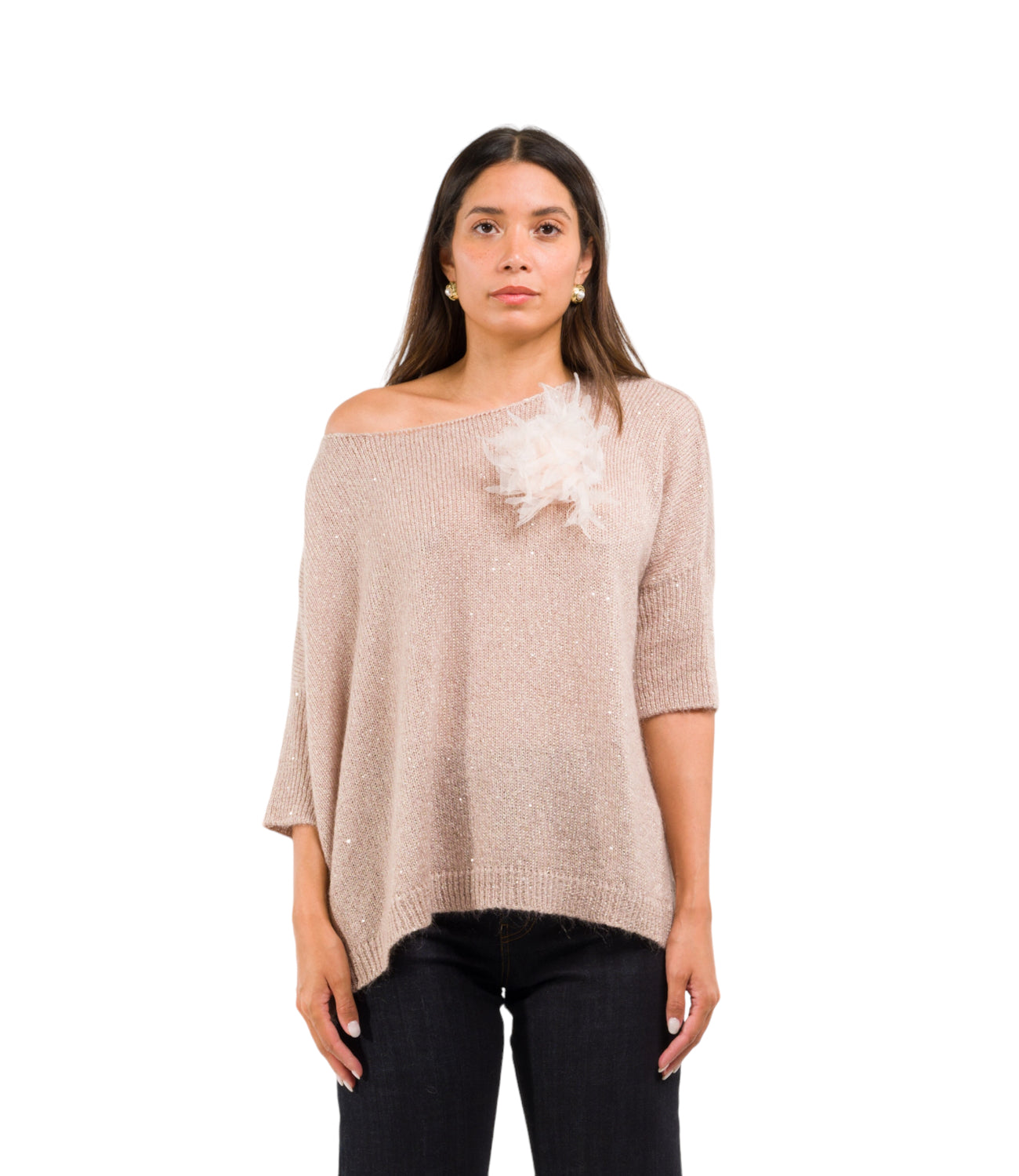 Kontatto beige pullover