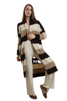 Susy Mix brown line cardigan