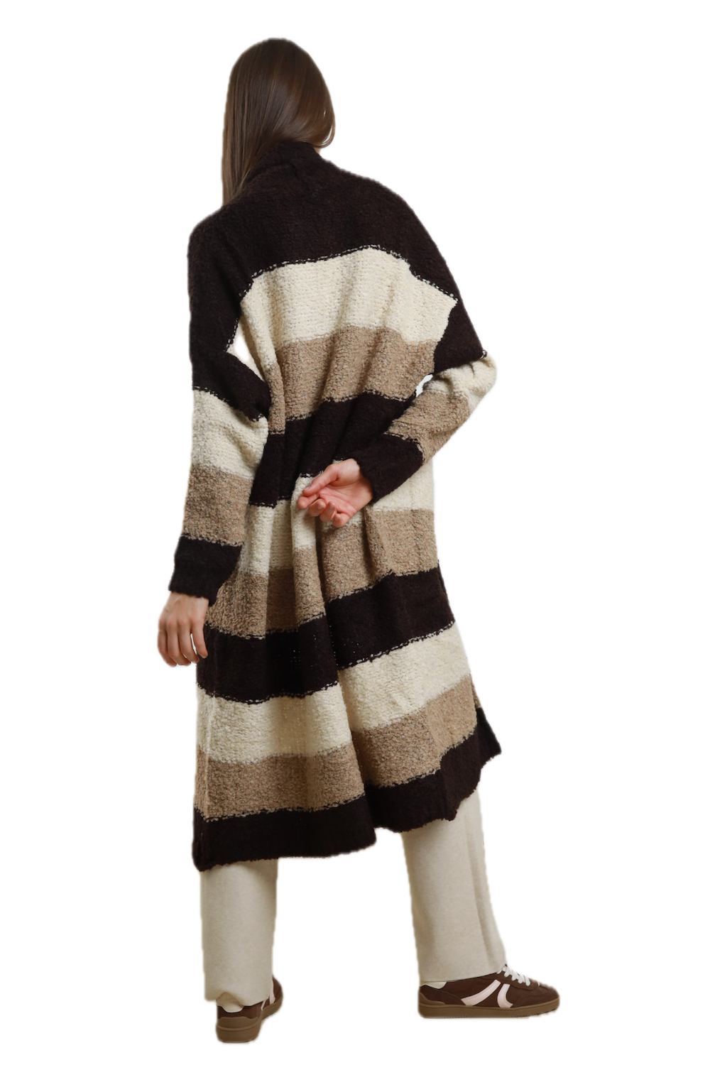 Susy Mix brown line cardigan