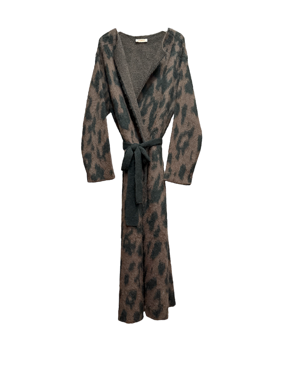 Kontatto brown black cardigan