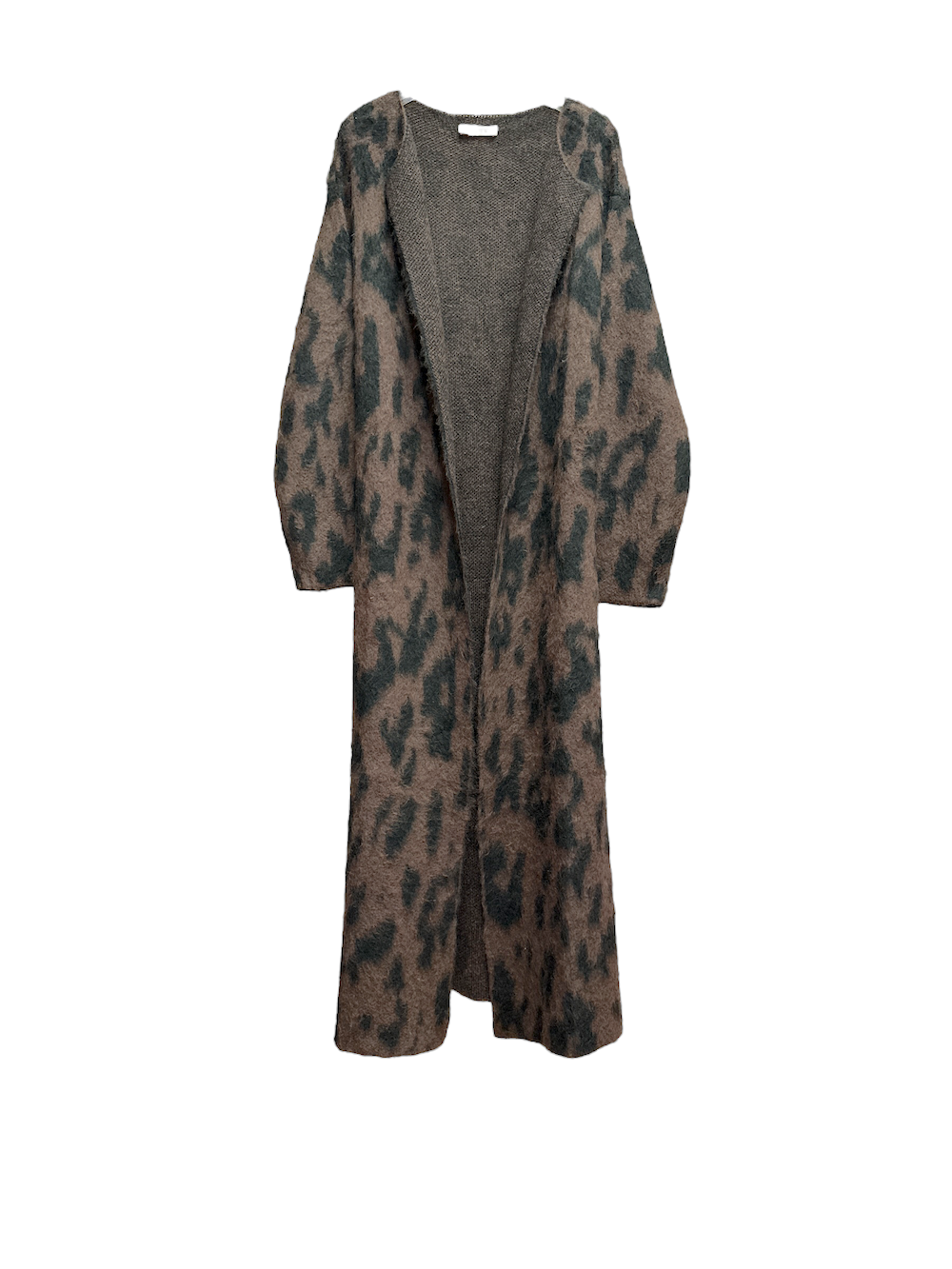 Kontatto brown black cardigan