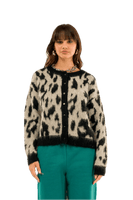 Kontatto beige black cardigan