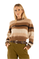 Kontatto biscuit nude beige brown pullover