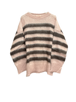 Kontatto pink brown pullover