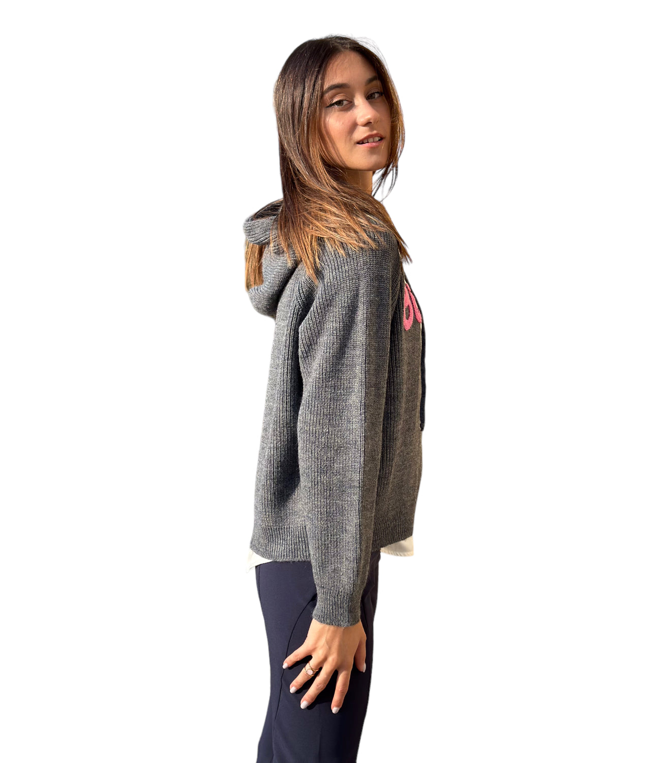 Kontatto grey bisous pullover