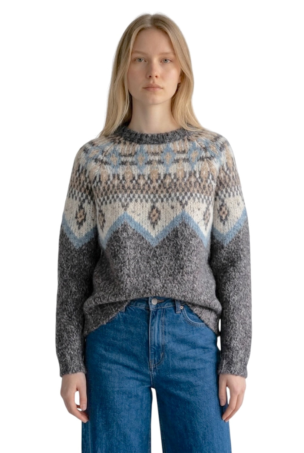Kontatto cloud cloud cream camel pullover