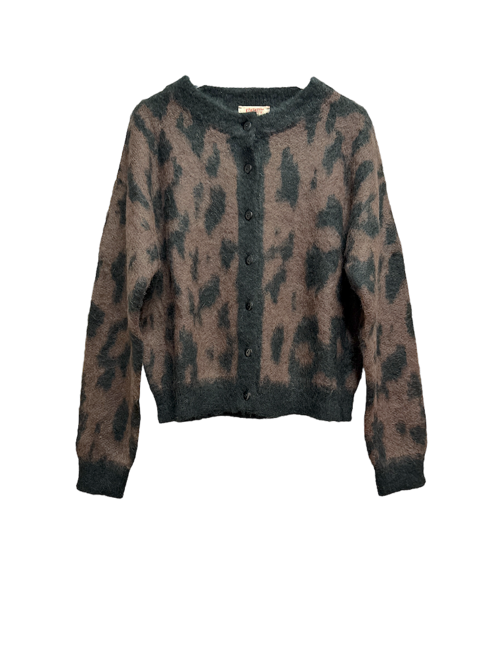 Kontatto brown black cardigan