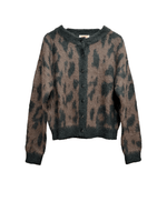 Kontatto brown black cardigan