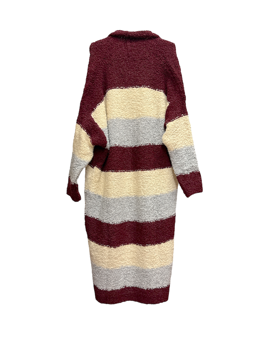 Susy Mix wine red line cardigan