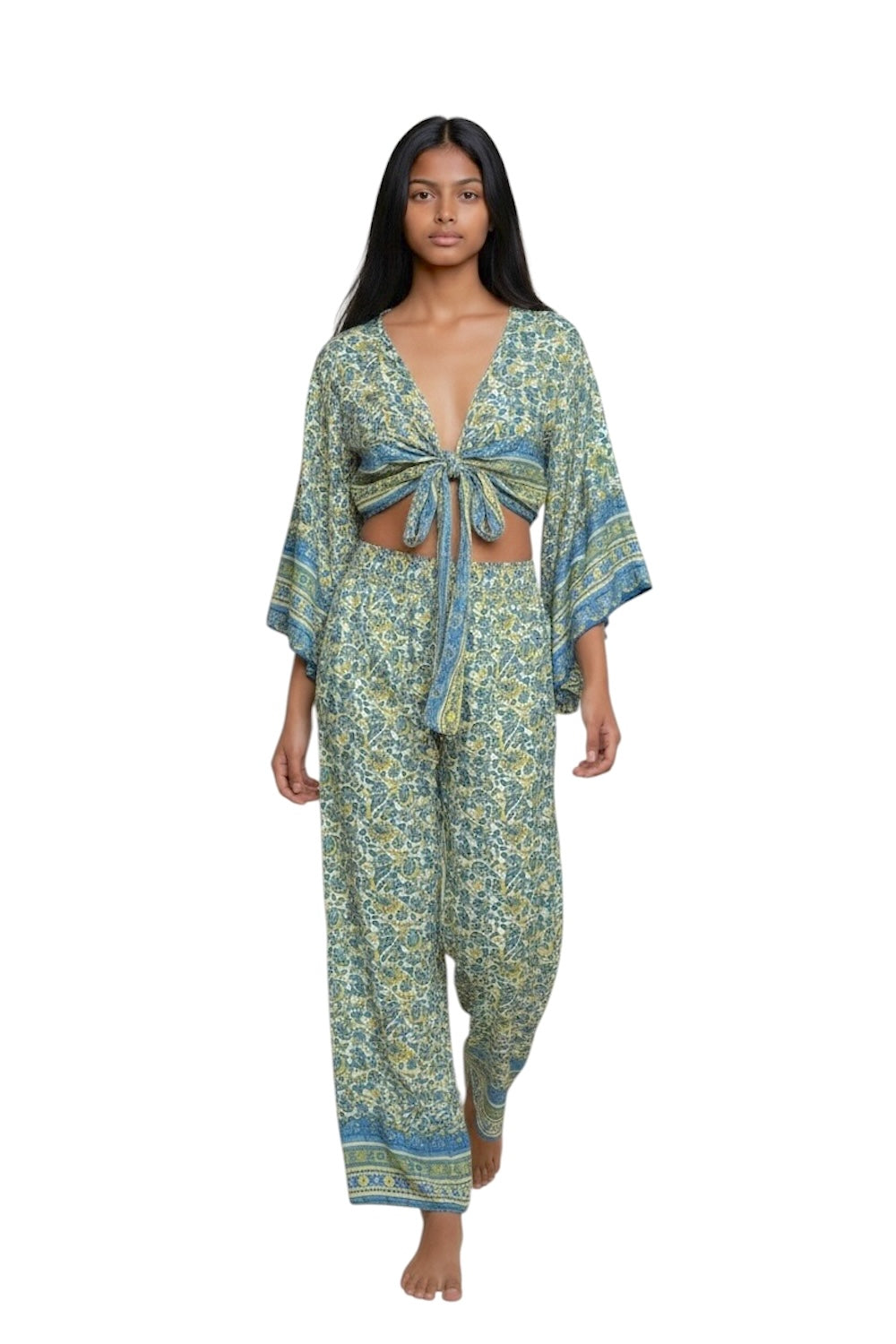 Hindi light blue pants