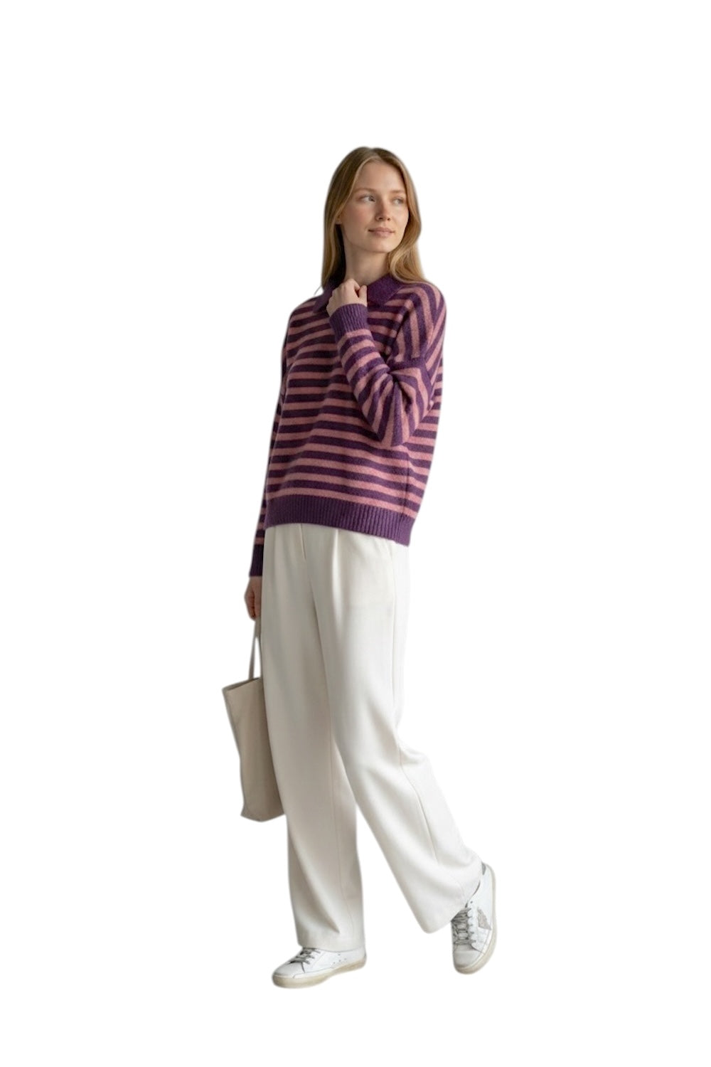 Le îls bordeaux antique pink pullover