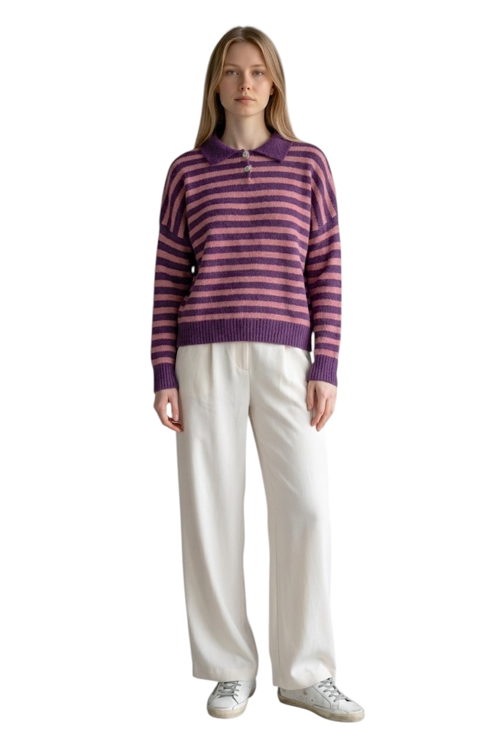 Le îls bordeaux antique pink pullover