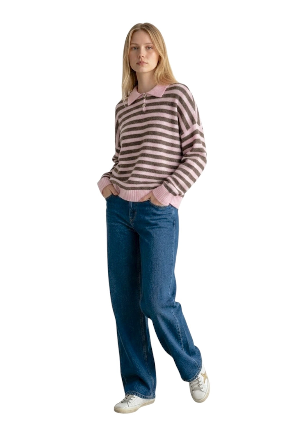 Le îls pink mud pullover