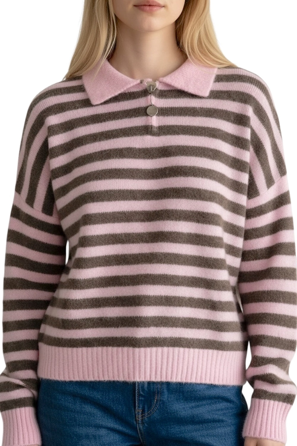 Le îls pink mud pullover