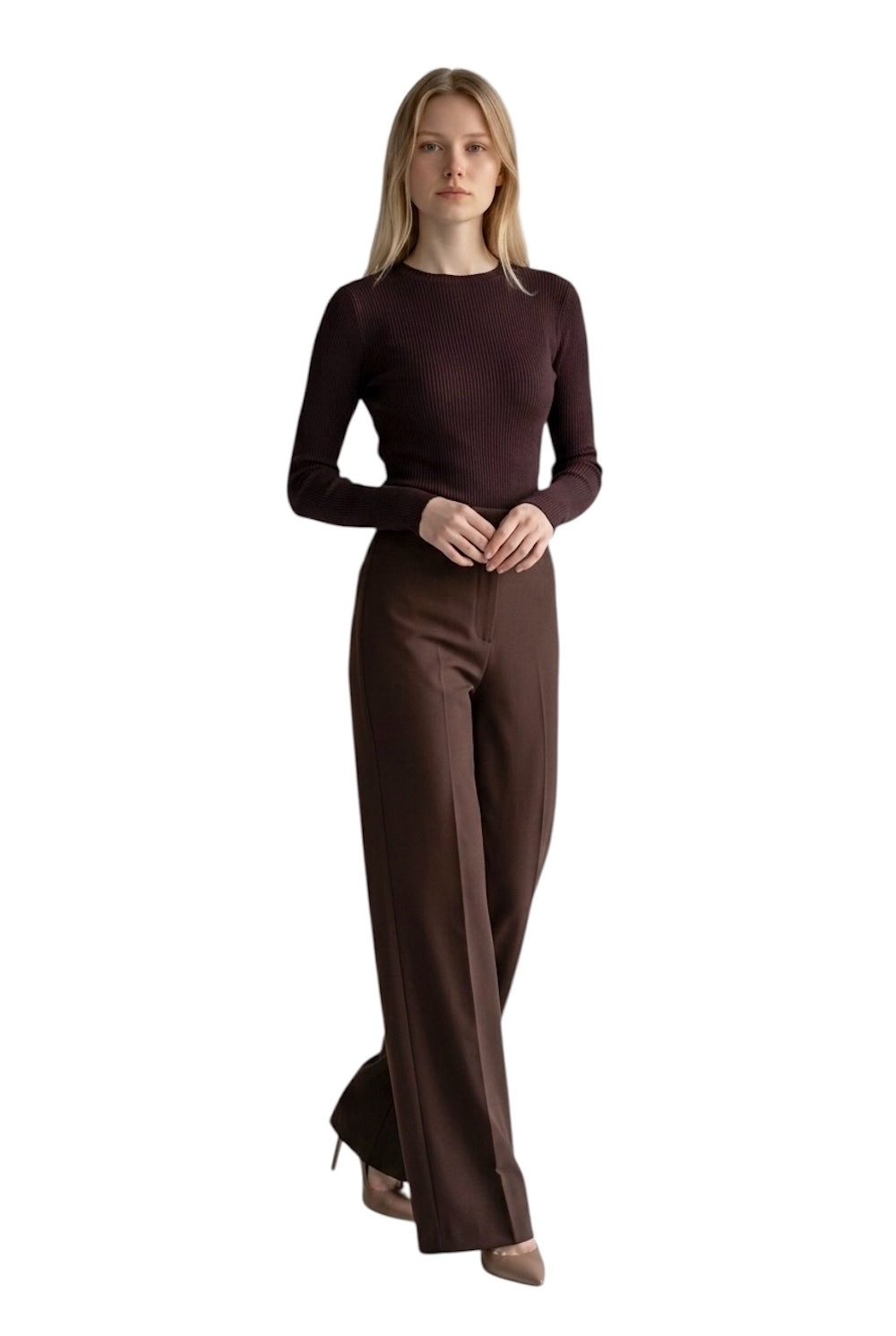 Le îls dark brown shirt