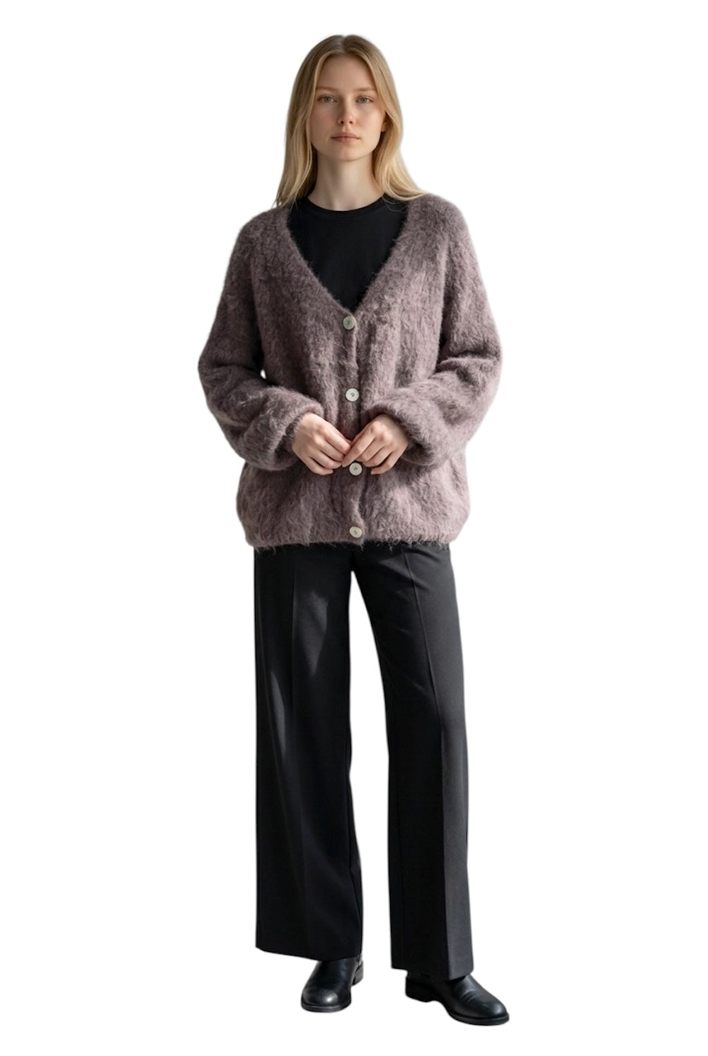 Le îls brown cardigan