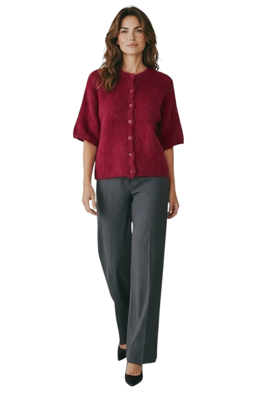 Le îls wine cardigan