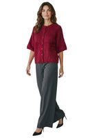 Le îls wine cardigan