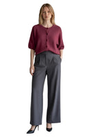Le îls wine red cardigan