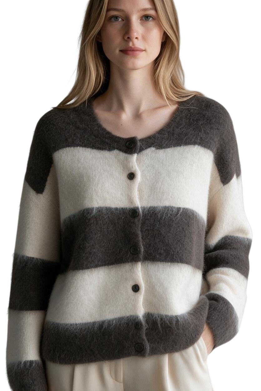 Le îls butter brown cardigan