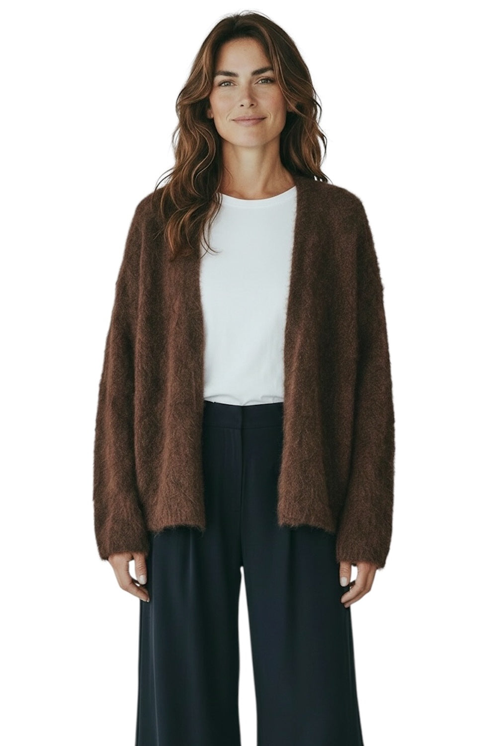 Le îls brown cardigan