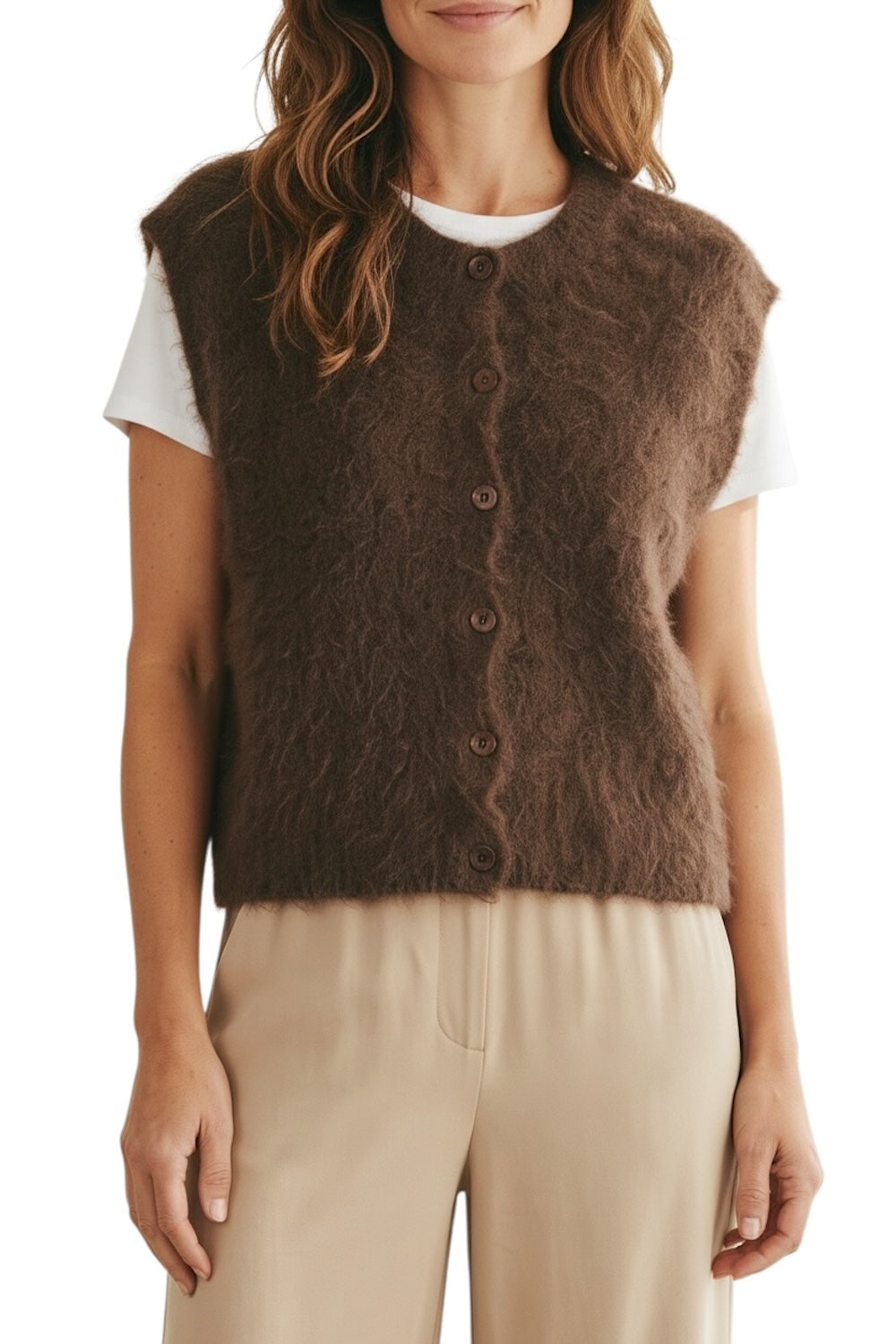 Le îls brown vest