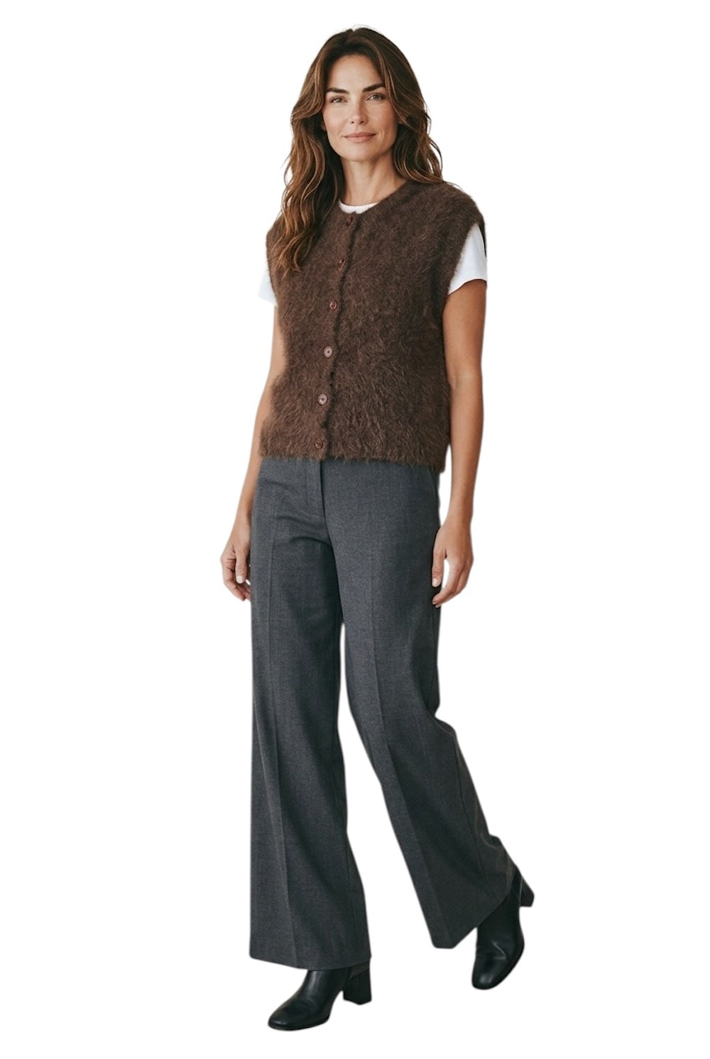 Le îls brown vest