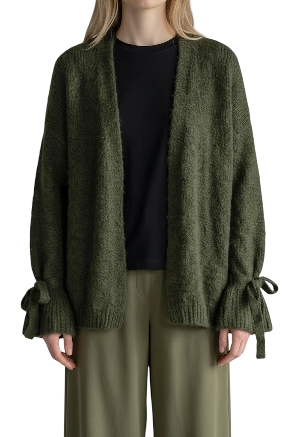 Le îls green cardigan