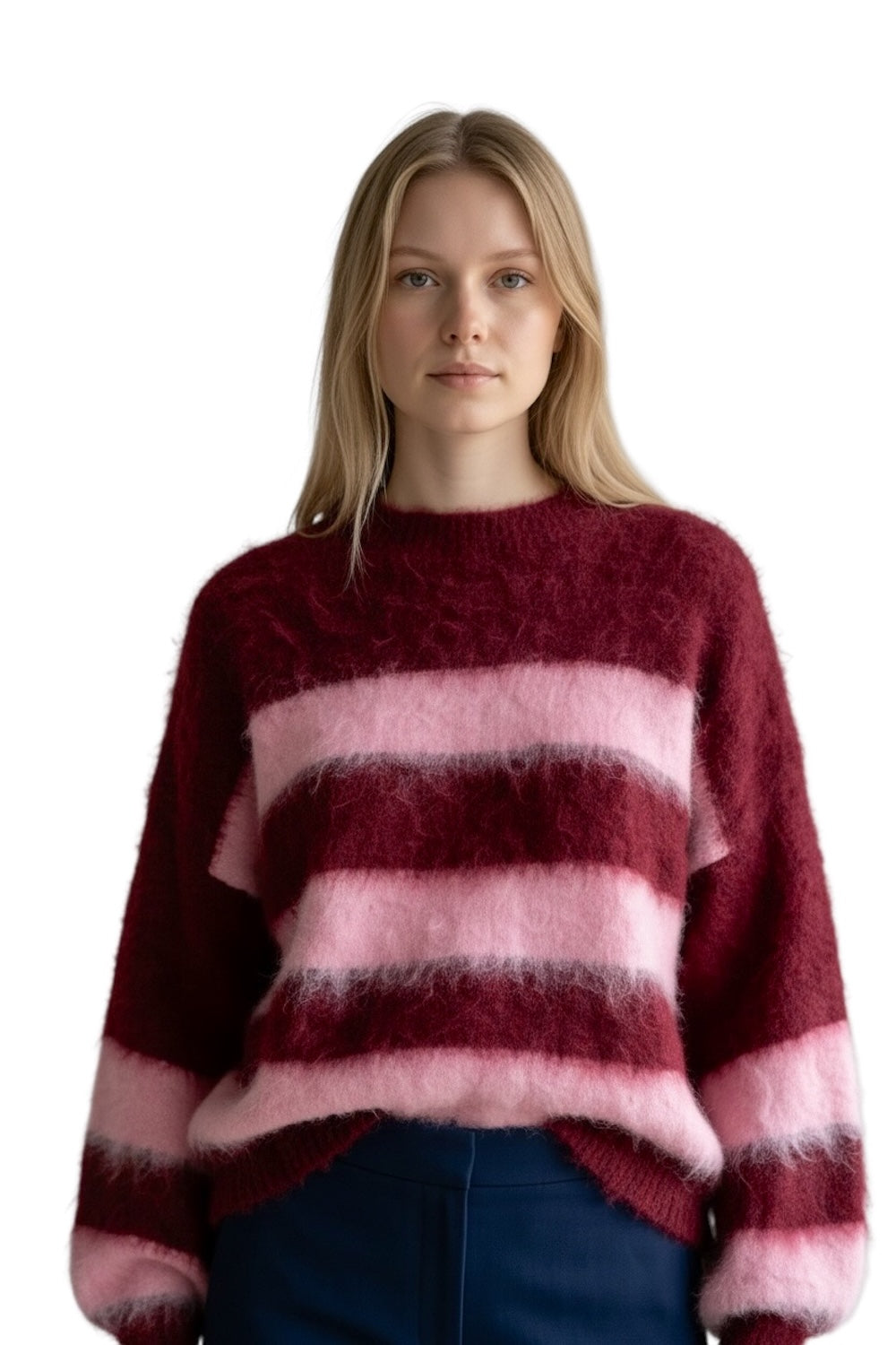 Le îls wine pink pullover