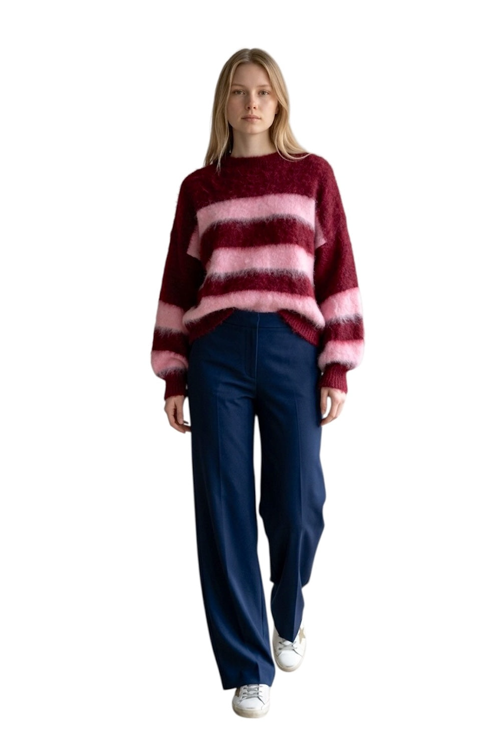 Le îls wine pink pullover