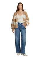Le îls cream camel cardigan