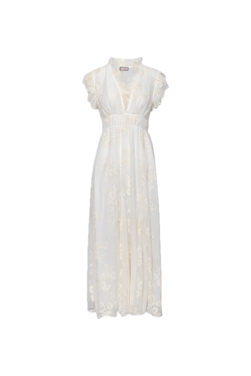 Saiph white damasco dress
